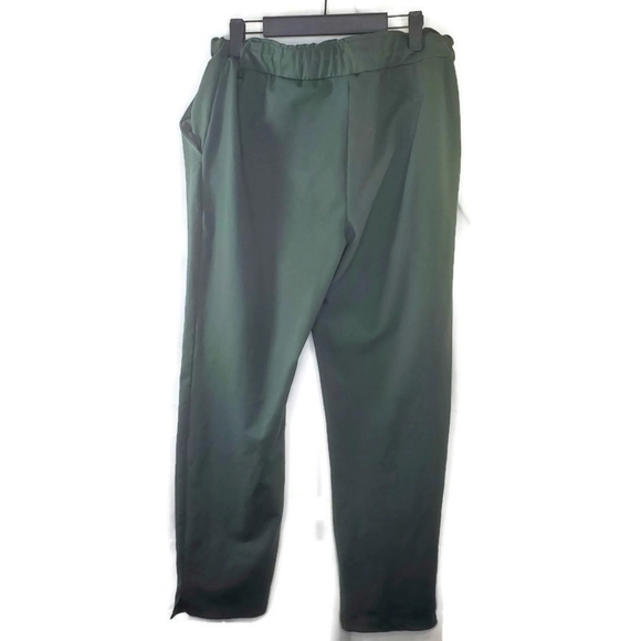 Joie Ankle Soft Dark Olive Green Pull-On Drawstring Pants Size Medium - Picture 8 of 8